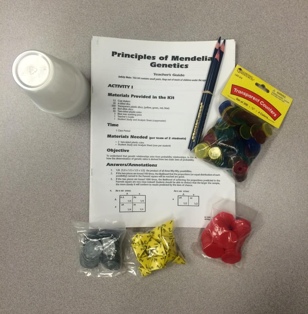 Suncoast Science Center Principles of Mendelian Lab